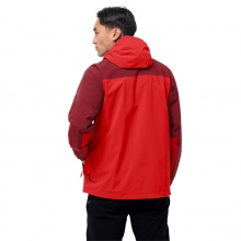 Jack Wolfskin Wander-Funktionsjacke Go Hike (wind-/wasserdicht) rot Herren